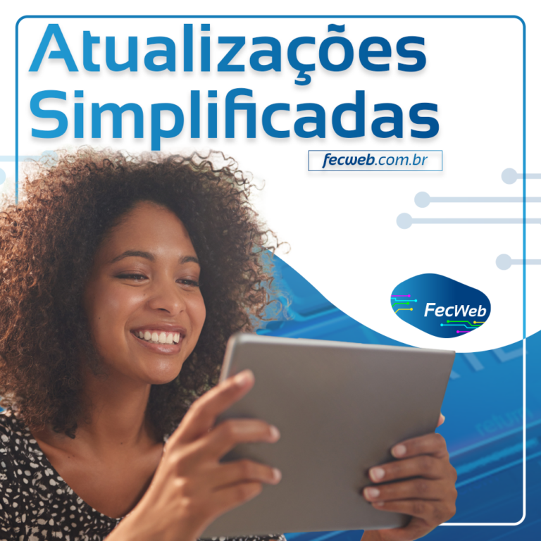 Uma plataforma onde atualizar informações é simples e sem burocracia.